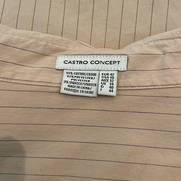 Castro Concept Women’s Classic Button Down Size 10 - Picture 4 of 4